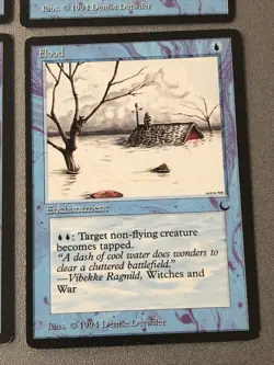 Flood X4 The Dark Mtg LP Condition See Pics Front Back - Image 2