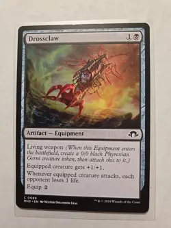 Drossclaw - Modern Horizons 3 - LP - MTG Magic - Common - Equipment - Image 1