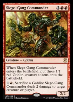 Siege-Gang Commander - Light Play MTG Eternal Masters - Image 1