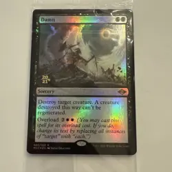 Damn FOIL Prerelease Promo 080/303 Modern Horizons 2 MH2 MTG Rare SEALED MINT - Image 1