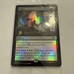 Damn FOIL Prerelease Promo 080/303 Modern Horizons 2 MH2 MTG Rare SEALED MINT - Image 2