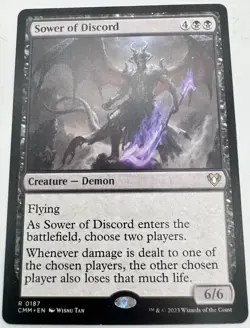 Sower of Discord #187 (NM) Commander Masters CMM Magic MTG - Image 1