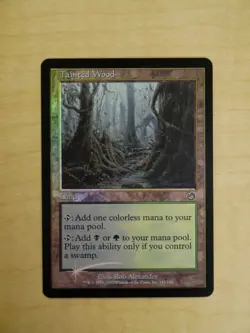 Magic the Gathering (MtG): Tainted Woods - Torment, FOIL (EX+) - Image 1