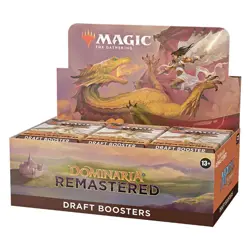 MTG Magic The Gathering Dominaria Remastered Draft Booster Box Authentic Sealed - Image 1