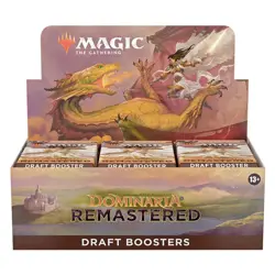 MTG Magic The Gathering Dominaria Remastered Draft Booster Box Authentic Sealed - Image 2