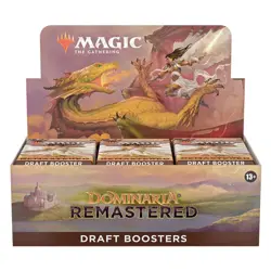 MTG Magic The Gathering Dominaria Remastered Draft Booster Box Authentic Sealed - Image 2