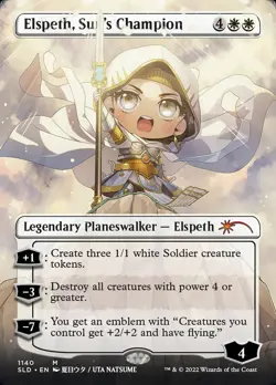 Elspeth, Sun's Champion (Borderless) (1140) [Secret Lair Drop Series] Magic MTG - Image 1