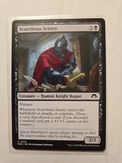 Scurrilous Sentry - Modern Horizons 3 - LP - MTG Magic - Common - Creature - Image 1