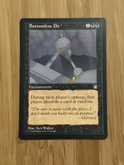 MTG Magic The Gathering Bottomless Pit Stronghold NM - Image 1
