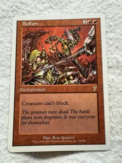 MTG - Bedlam - 7th Edition - NM - Free Shipping! - Image 1