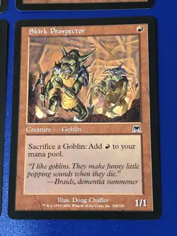 Skirk Prospector X4 Onslaught Ex Condition See Pics Front Back Mtg - Image 2