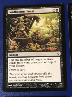 Footbottom Feast X4 Lorwyn Ex Condition See Pics Front Back Mtg - Image 5