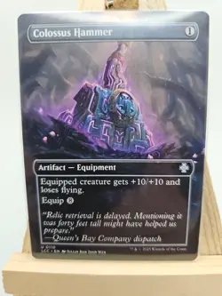 MTG Colossus Hammer 0110 Full Art Near Mint Condition - Image 1