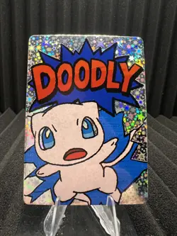 Mew Doodly - Pack Hit Holo - First Print PokeDoodly Fan Art - Pokemon - Image 1