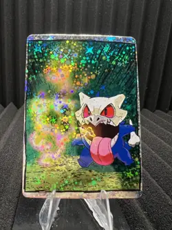 Gengar (Cubone Costume) - Pack Hit Holo -First Print PokeDoodly Fan Art- Pokemon - Image 1
