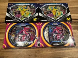 Pokemon TCG: Pikachu V Box (2x) and Hoopa V Box (2x) - Image 1