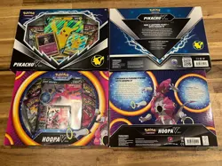 Pokemon TCG: Pikachu V Box (2x) and Hoopa V Box (2x) - Image 2