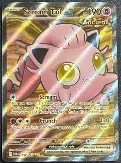 2024 Pokemon TCG Twilight Masquerade Scarlet & Violet Scream Tail Ex 197/167 UR - Image 1