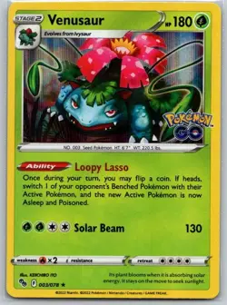 Venusaur 003/078 Pokemon GO NM - Image 1