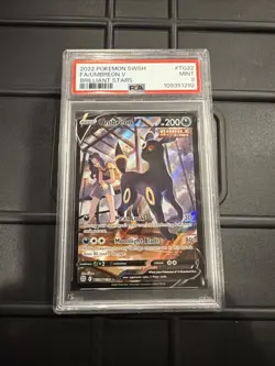 Pokemon Umbreon V TG22/TG30 Trainer Gallery Brilliant Stars 2022 PSA 9 Mint Alt - Image 1