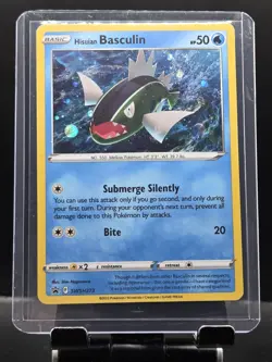 Hisuian Basculin SWSH273 Holographic Black Star Promo Pokemon TCG Near Mint - Image 3