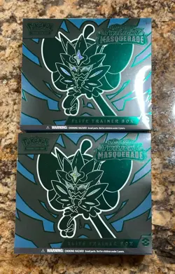 POKEMON Twilight Masquerade Elite Trainer Box (ETB) - NEW Factory Sealed Set (2) - Image 1