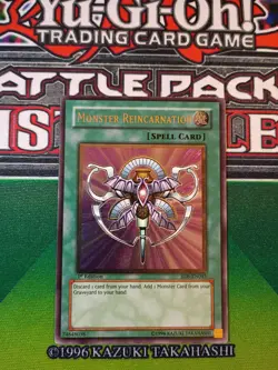 1st Ed Monster Reincarnation RDS-EN045 Ultimate rare Yugioh! (Tracked) - Image 1