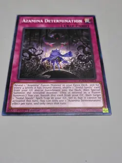 Yugioh Azamina Determination ROTA-EN073 Common 1st Edition NM - Image 1