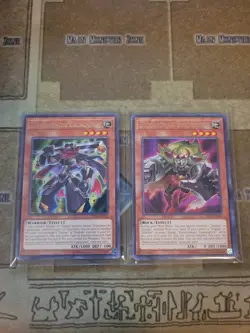 YUGIOH ZUBABABANCHO + DODODODWARF LED6 RARE UNLIMITED ED NM - Image 1