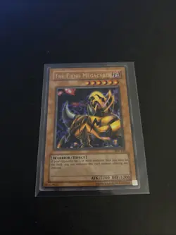 YUGIOH THE FIEND MEGACYBER PSV-100 ULTRA UNLIMITED ED NM 1996 PRINT - Image 1