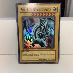 Blue Eyes White Dragon 1st Edition - SKE 001 Holo Foil Super Rare Yugioh Card MT - Image 3