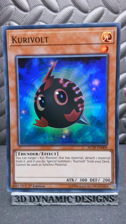 | Yugioh Kurivolt AC19-EN009 1st Super Rare Advent Calendar 2019 VLP 🔥 | - Image 1