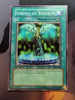 Spring Of Rebirth - LOD-076 - Common - 1st Edition - YuGiOh - Very Light Play - Image 1