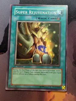 Super Rejuvenation - LOD-047 - Common - 1st Edition - YuGiOh - Very Light Play - Image 1