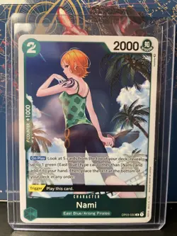 One Piece TCG Card Nami OP03-030 R English Pillars of Strength NM English - Image 3