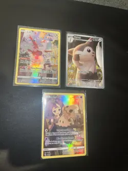 Lot Of 3 Pokemon Cards, 2 Secret Rares/1 Illustration Rare - Image 1