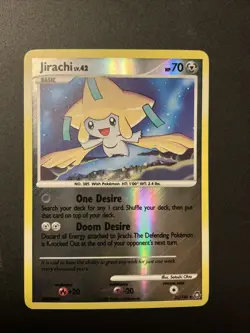 Pokemon Jirachi Card Lot (3) - 2008, 2011, 2016 Holo Rare - LP/MP Condition - Image 2