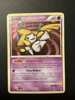 Pokemon Jirachi Card Lot (3) - 2008, 2011, 2016 Holo Rare - LP/MP Condition - Image 5
