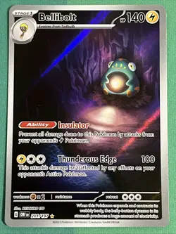 Pokemon Card - Bellibolt - Illustration Art Rare (201/197) Obsidian Flames NM - Image 1