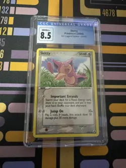 CGC 8.5 Skitty 64/92 EX Legend Maker Pokemon Card - Image 1