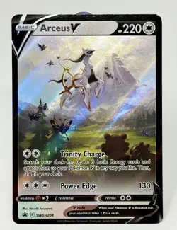 Arceus V SWSH204 SWSH: Sword & Shield Promo Cards Holo NM - Image 1