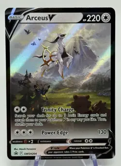 Arceus V SWSH204 SWSH: Sword & Shield Promo Cards Holo NM - Image 3