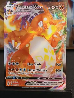 Charizard VMAX 020/189 SWSH03: Darkness Ablaze Pokemon Card - Image 4