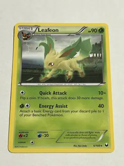 Pokemon Plasma Freeze Evolutions🔥LEAFEON # 11/116 RARE🔥3-CARD LOT - Image 2