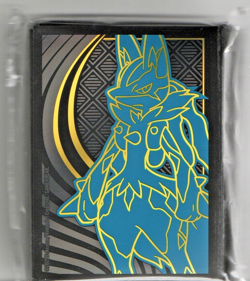 Lucario Card Sleeves From Mega Evolutions ETB 65 Count - Image 1