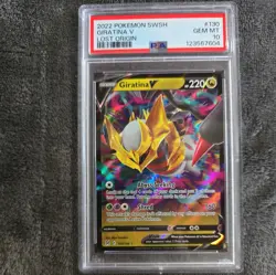 2022 Pokemon Lost Origin # 130 Giratina V PSA 10 Card GEM MINT! - Image 1
