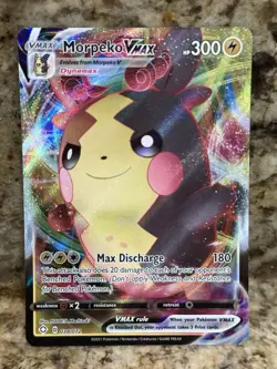 Morpeko Vmax 038/072 Shining Fates- NM Ultra Rare Full Art Pokemon Card - Image 1