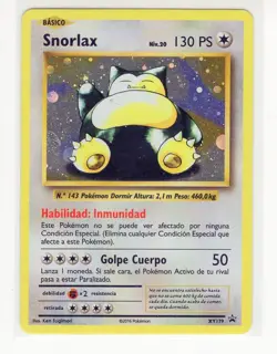 ~ESP~ SPANISH PLAYED Snorlax XY179 Promo Holo Pokemon Card (LB3) - Image 1