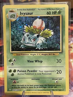 Pokemon Ivysaur Trading Card Game Classic Holo 002/034 CLV NM Condition - Image 1