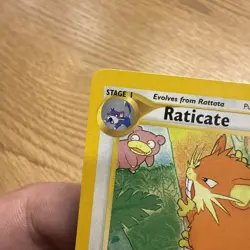 Pokemon TCG Raticate 6/18 Southern Islands Promo Slowpoke Pokemon Card LP - Image 4